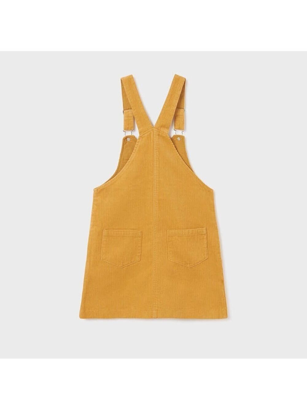 Size 14 Girls Mayoral Yellow Overalls Classic Design - Picture 2 of 3